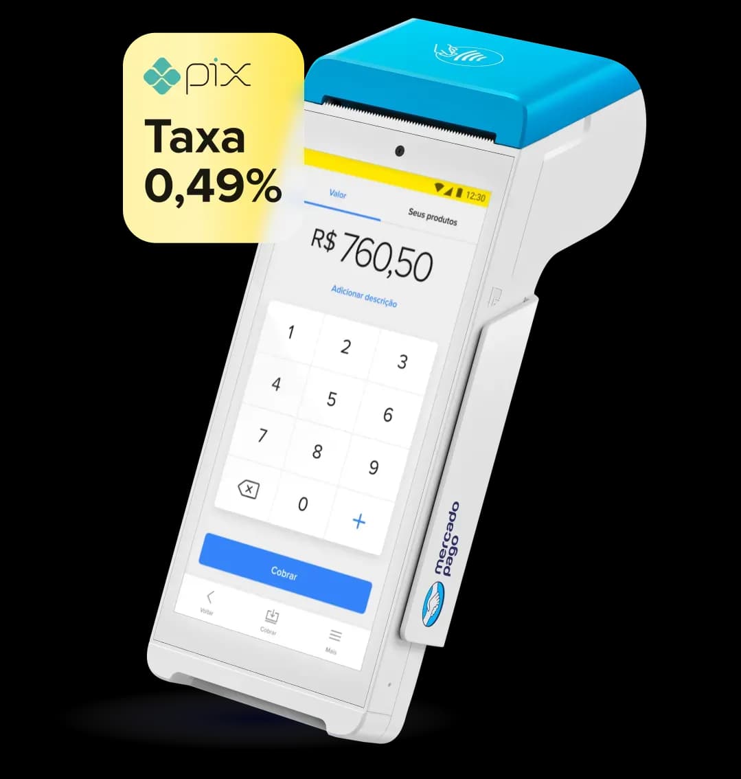 Maquininha Point Smart 2 - A maquininha mais avançada do Mercado Pago com impressora embutida