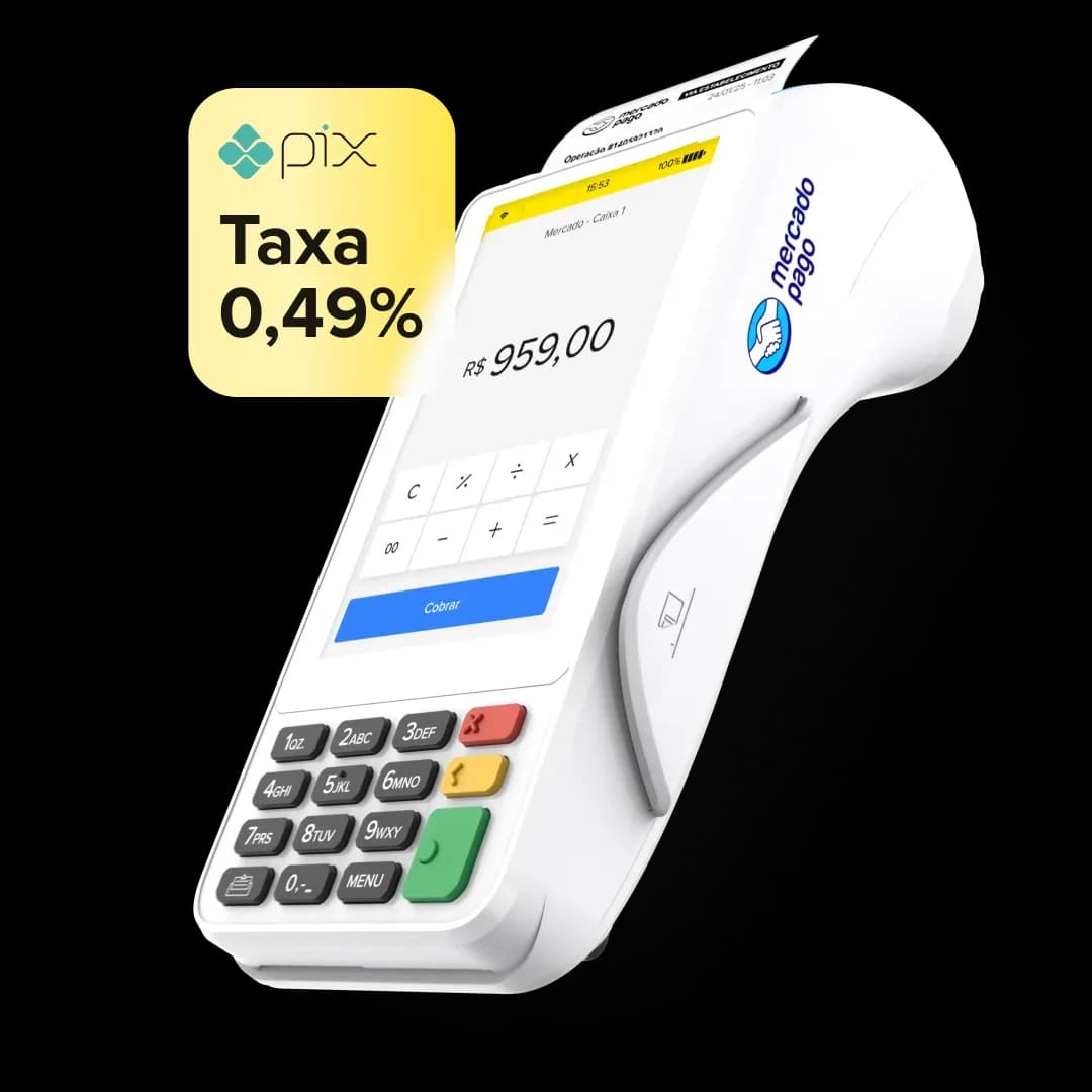 Maquininha Point Pro 3 - Nova maquininha com bateria que dura o dia todo e impressora integrada